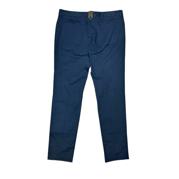 Beretta NWT Navy Straight Leg Five Pocket Gabardine Business Casual Chino Pants - Picture 2 of 9